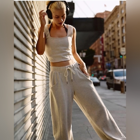 NEW Free People Movement For The Win Pants Set Sz XL - Picture 2 of 5